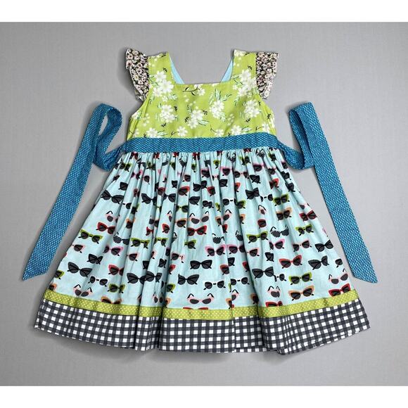 Matilda Jane Platinum Sweet Home Alabama Sunglasses Loves Me Dress Girls 4